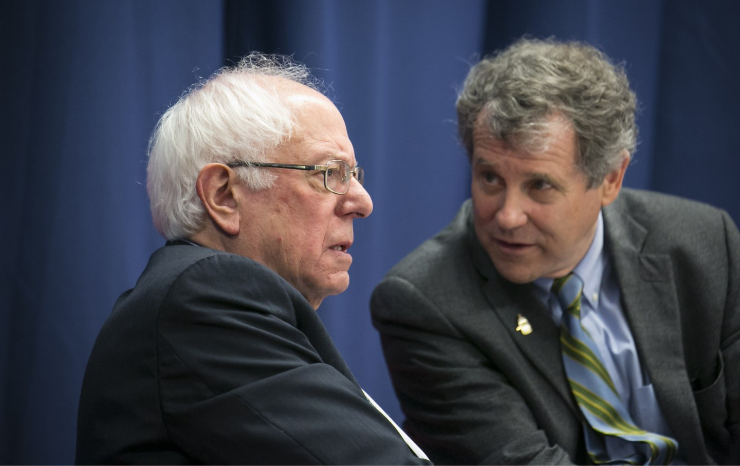 Bernie Sanders and Sherrod Brown